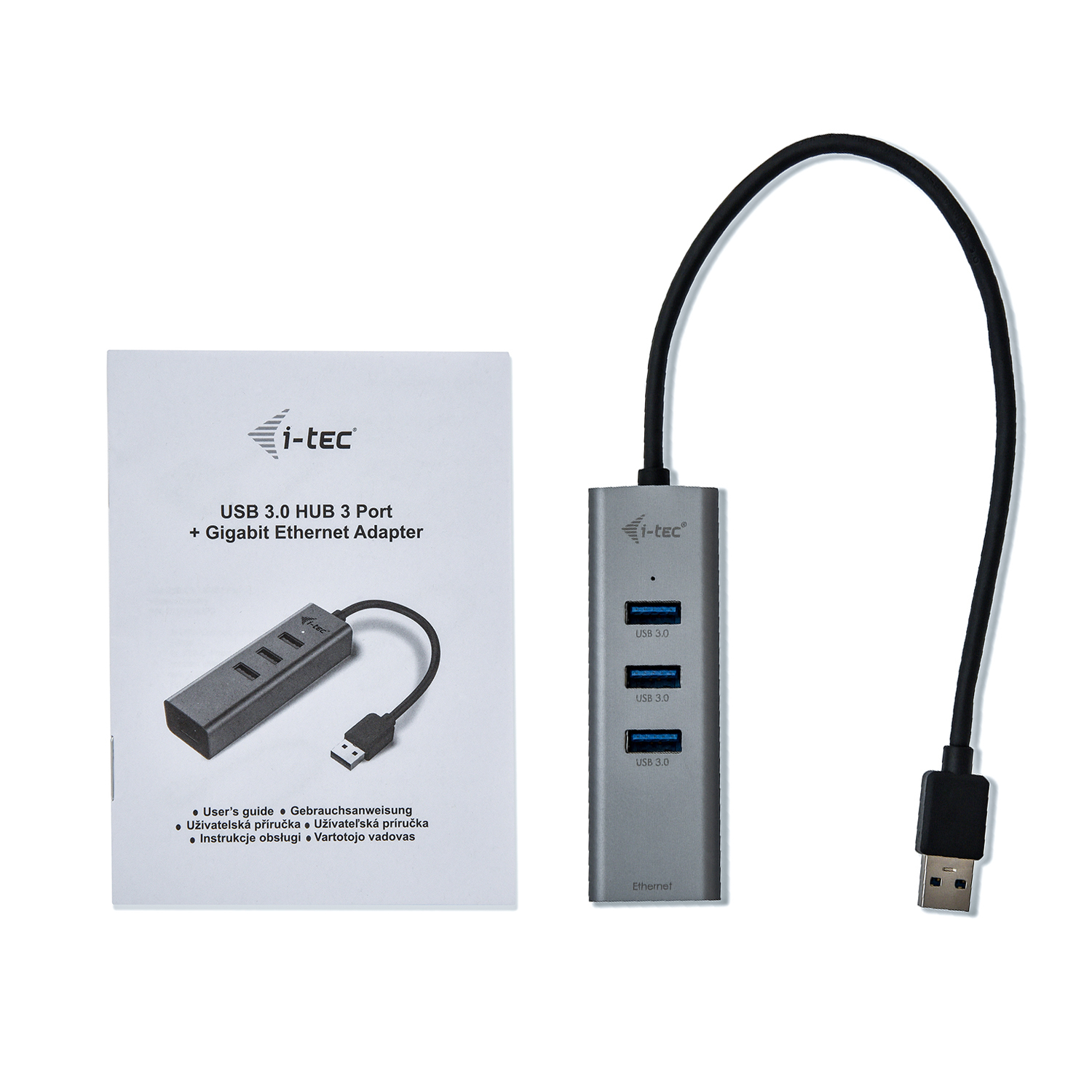i-tec Metal USB 3.0 HUB 3 Port + Gigabit Ethernet Adapter – image 5
