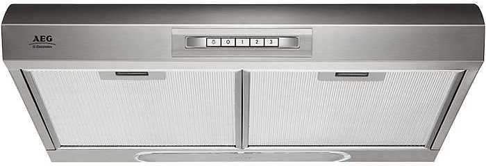 AEG DU4361M cooker hood Stainless steel 340 m³/h