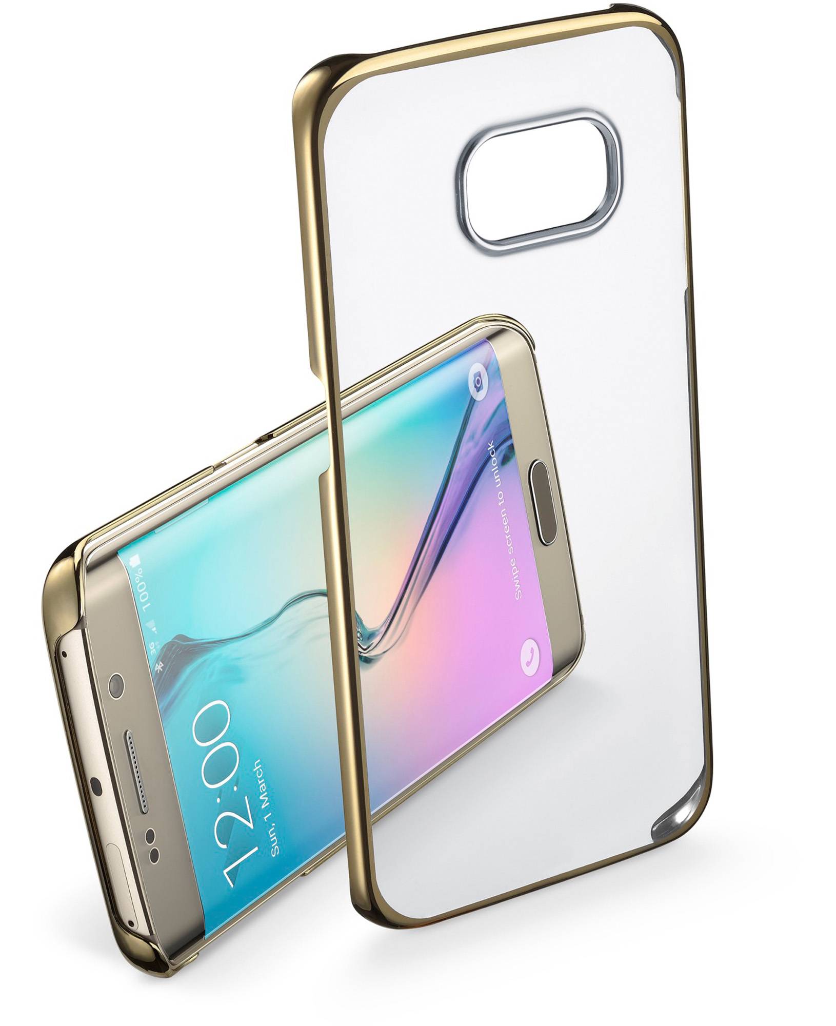 Cellularline Clear Crystal - Galaxy S6 Edge