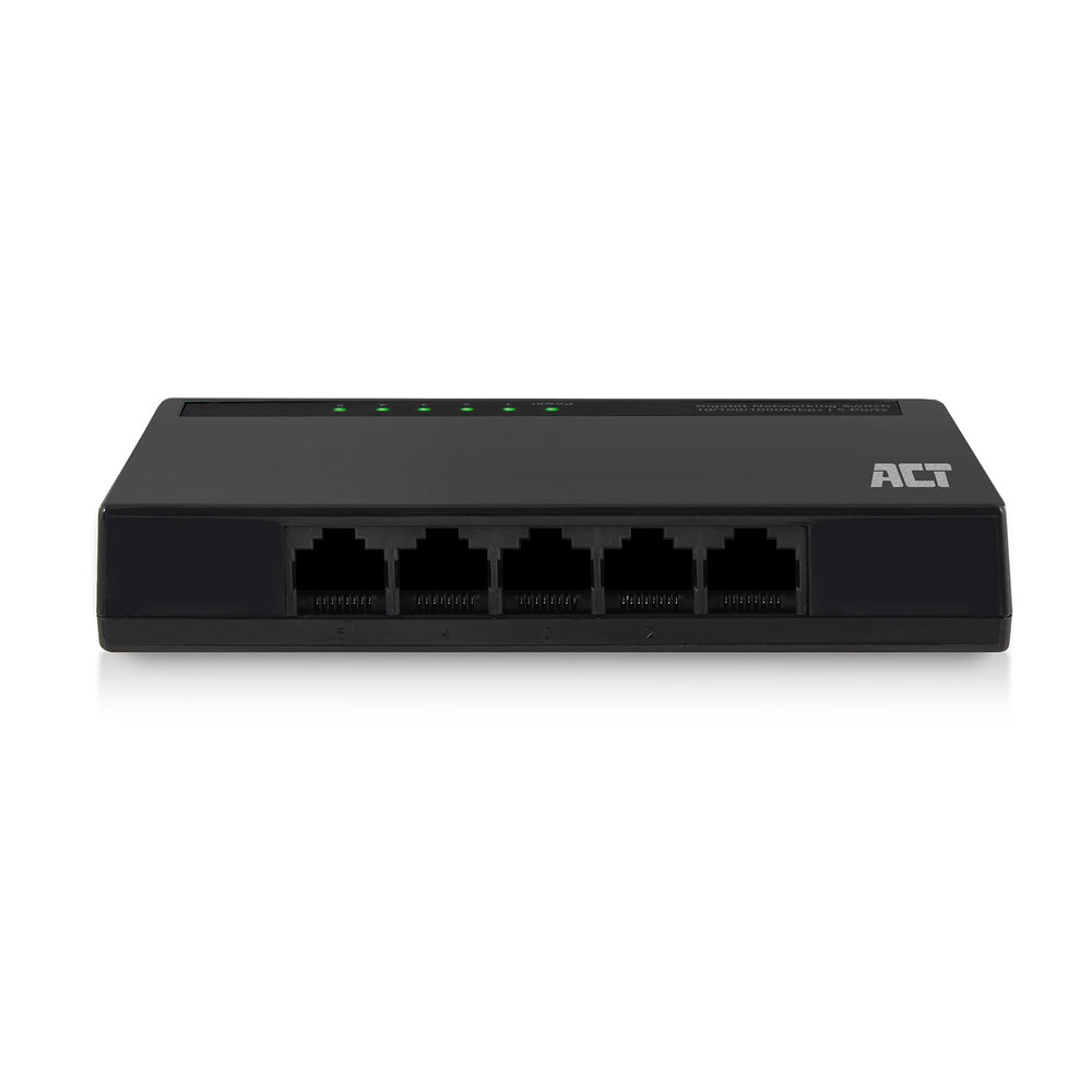 ACT AC4445 network switch Unmanaged Gigabit Ethernet (10/100/1000) Black