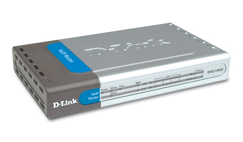 D-Link 2-Port VoIP Station Gateway with Built-in 4-Port Switch