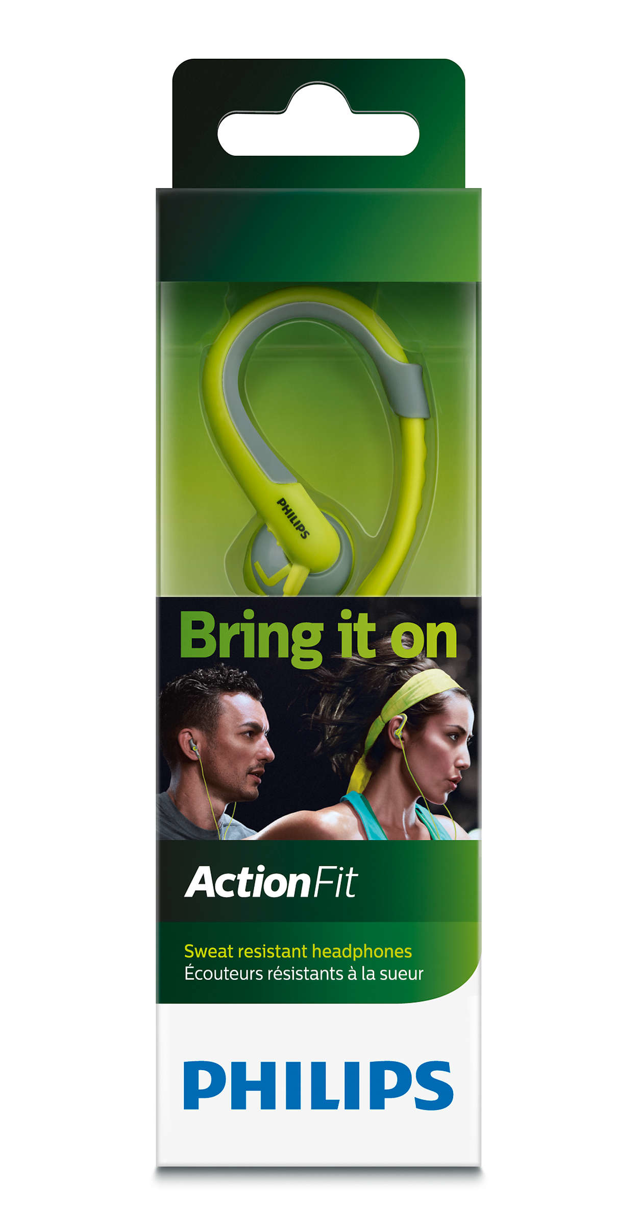 Philips SHQ1250TLF/00 headphones/headset Wired Ear-hook Sports Lime – image 2