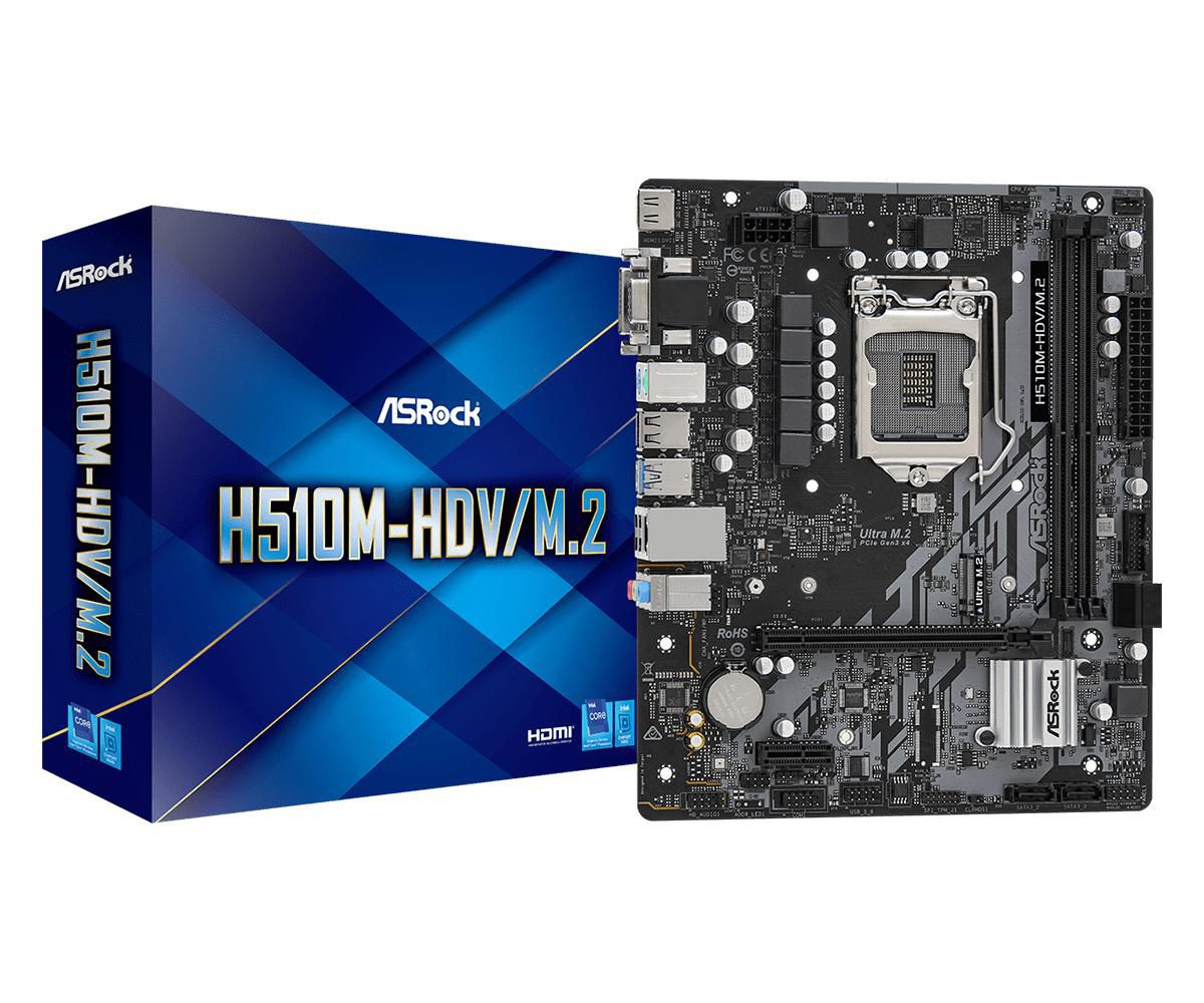 Ernitec E-H510M-HDV/M.2 motherboard Intel H510 LGA 1200 (Socket H5) micro ATX