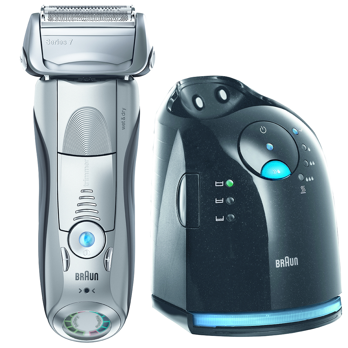 Braun 799CC-7 Foil shaver Trimmer Black, Silver