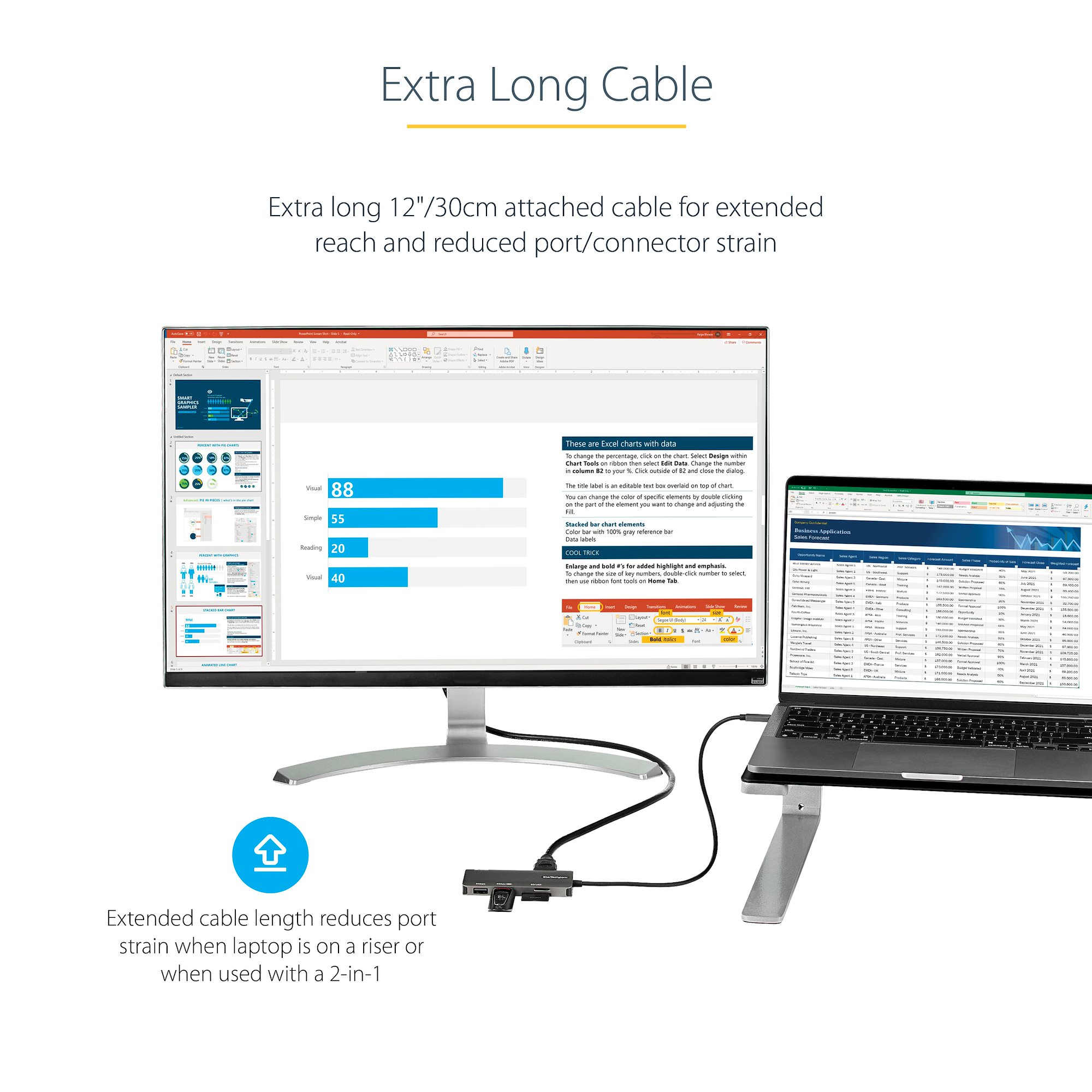 StarTech.com USB C Multiport Adapter - USB-C to 4K HDMI – image 6