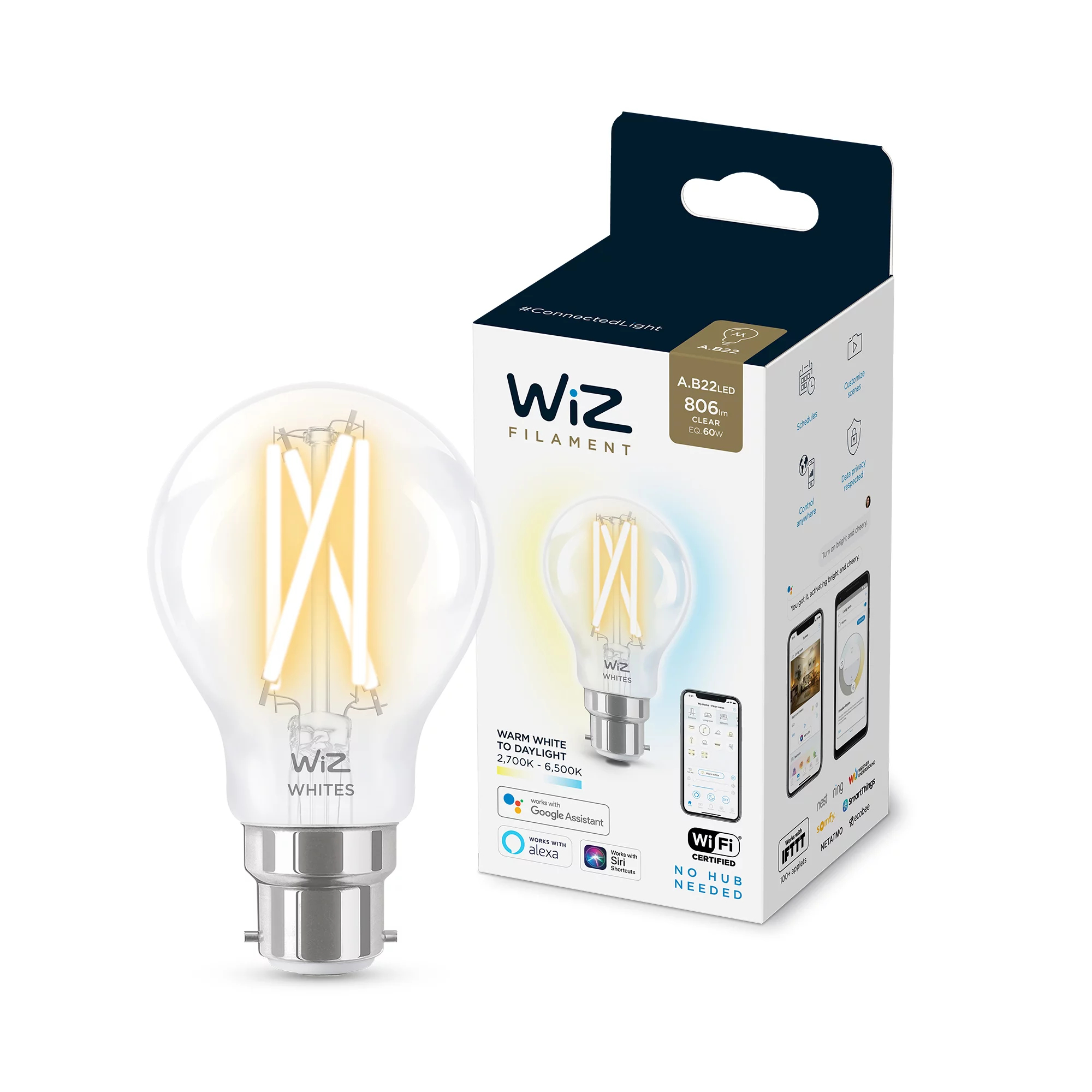 WiZ Filament Bulb Clear – image 2