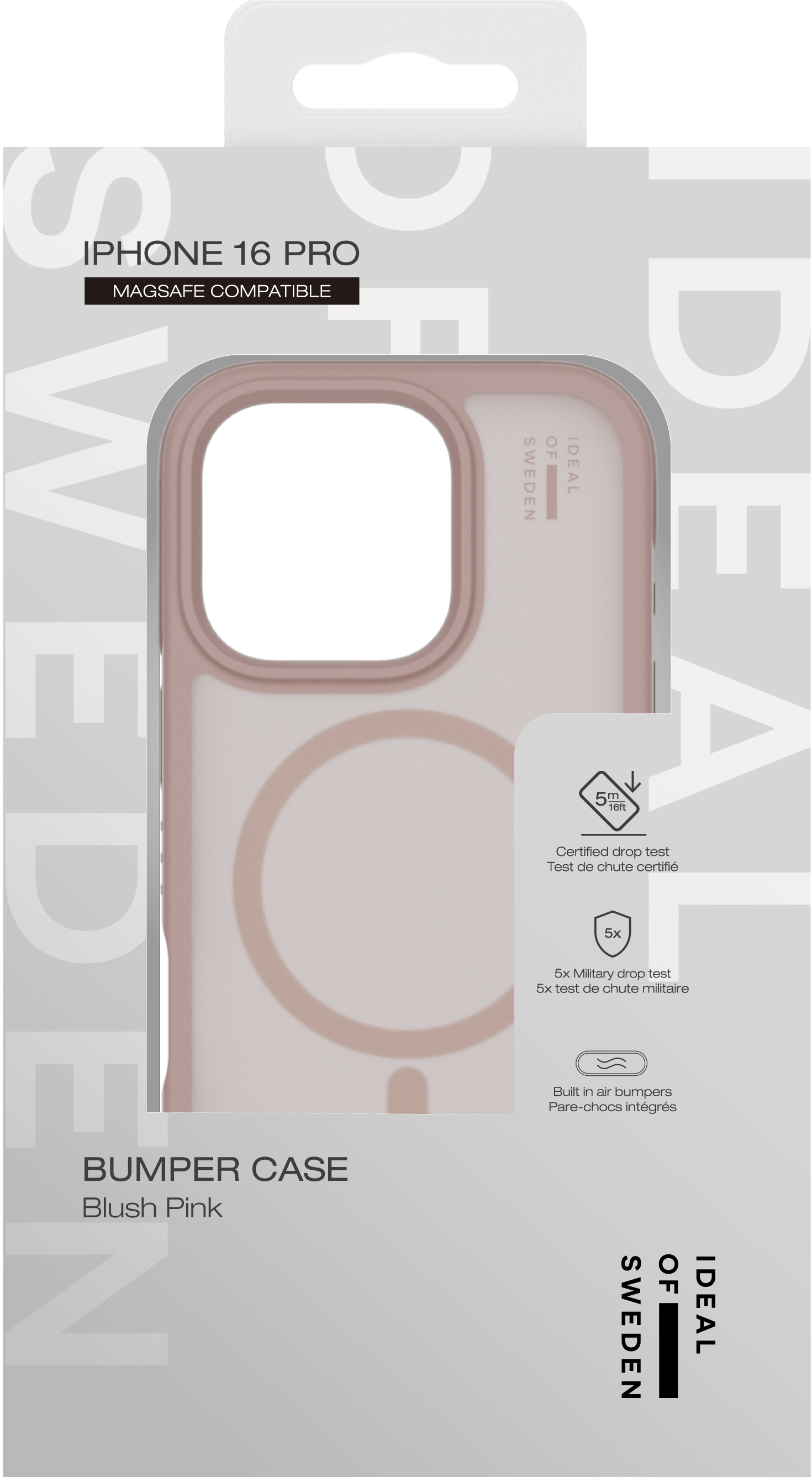 iDeal of Sweden Ideal Bumper Case MagSafe iPhone 16 Pro Blush Pink – image 4