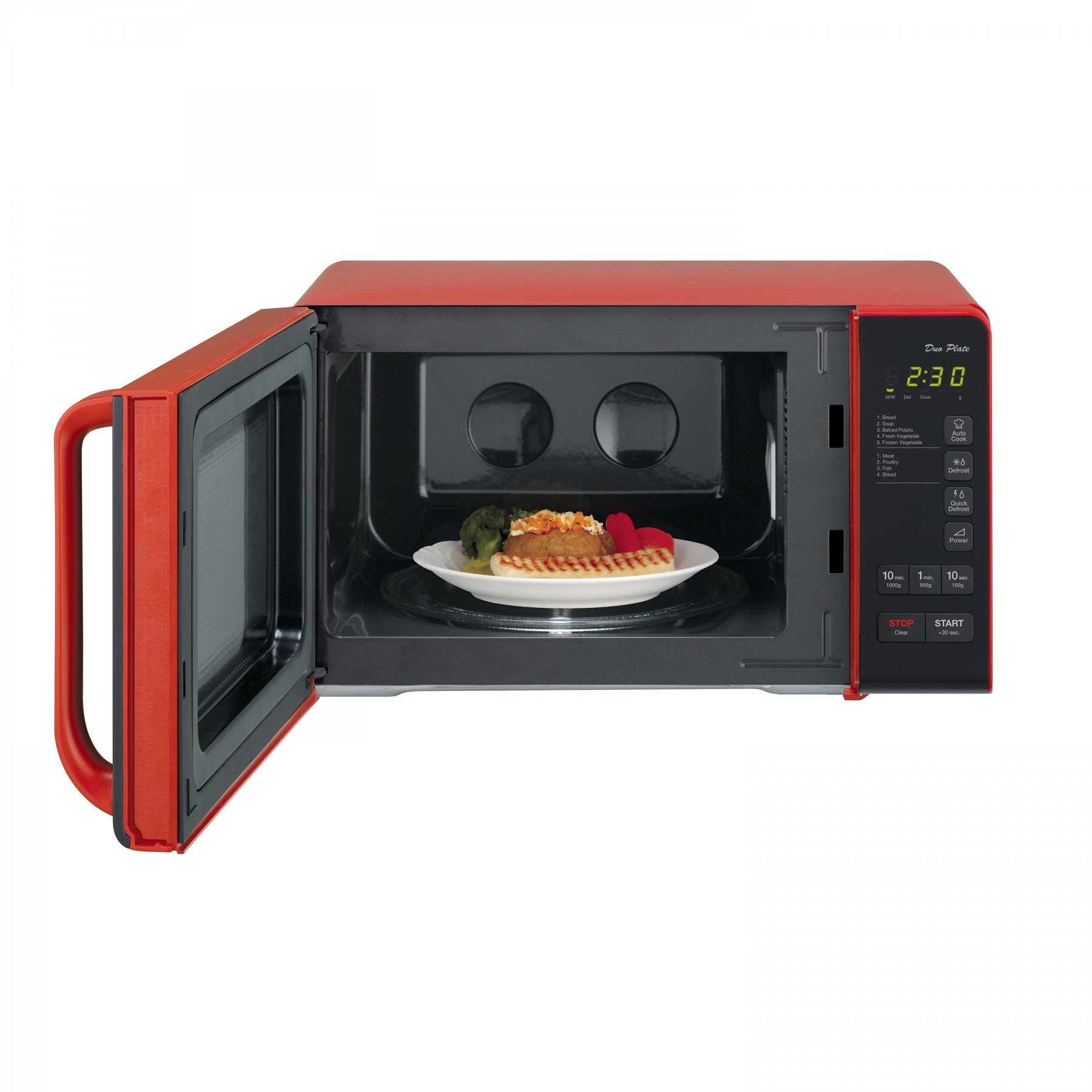 Daewoo KOR-6S3DBR microwave Black, Red Solo microwave Countertop – image 4