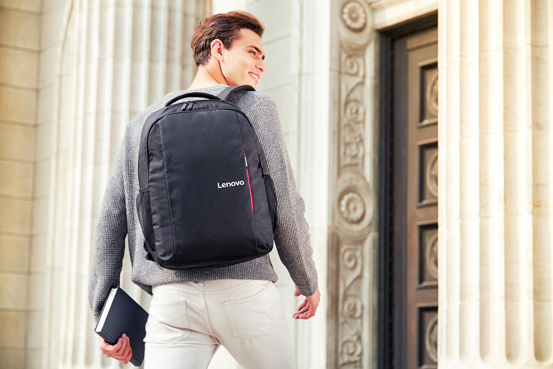 Lenovo B515 39.6 cm (15.6") Backpack Black, Red – image 8