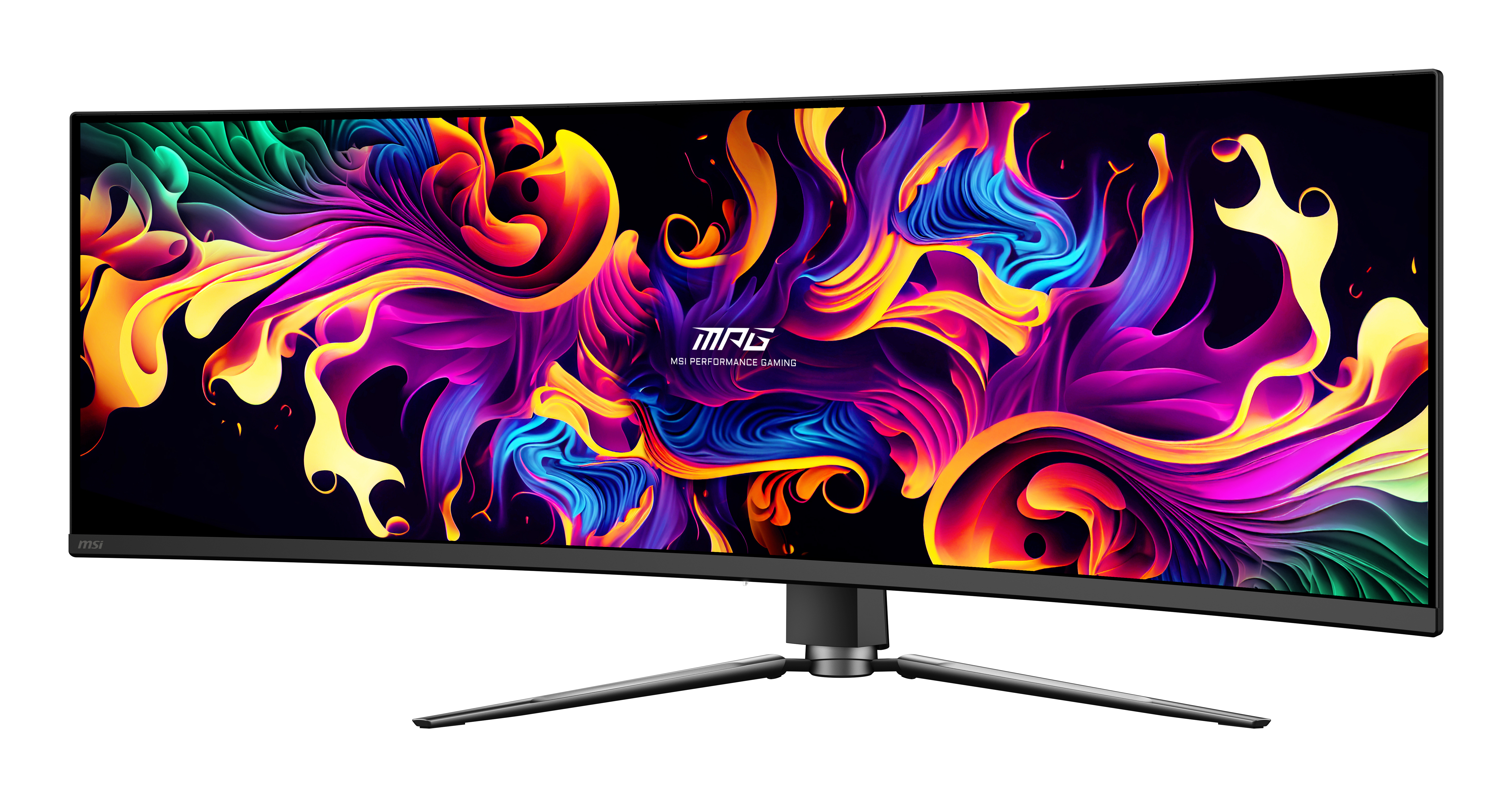 MSI MPG 491CQP QD-OLED Monitor PC 124,5 cm (49") 5120 x 1440 Pixel DQHD Nero