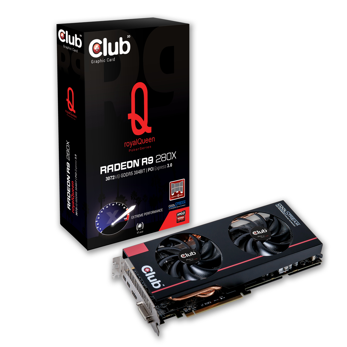 CLUB3D Radeon R9 280X royalQueen – image 1