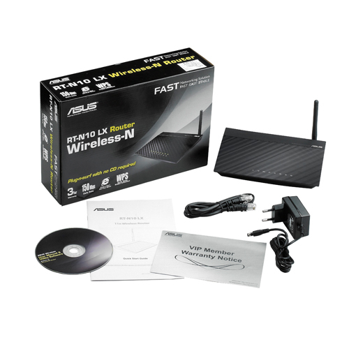 ASUS RT-N10LX wireless router Fast Ethernet Black – image 5