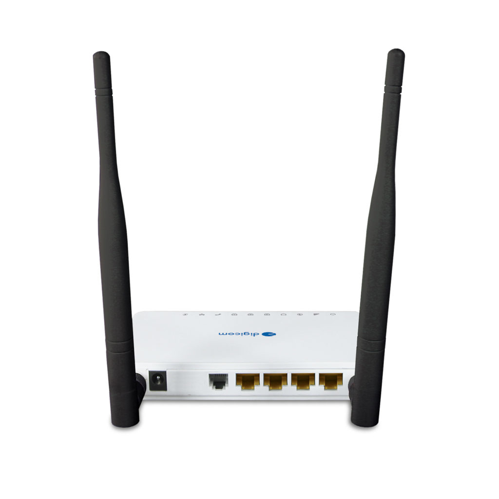 Digicom 8E4615 wired router Fast Ethernet Black, White – image 3