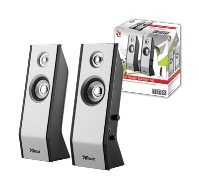 Trust Slimline Black, Silver Wired – image 3