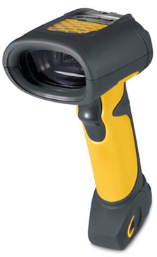 Zebra Motorola LS3408-FZAR0200AR barcode reader Handheld bar code reader 1D Laser Black, Yellow