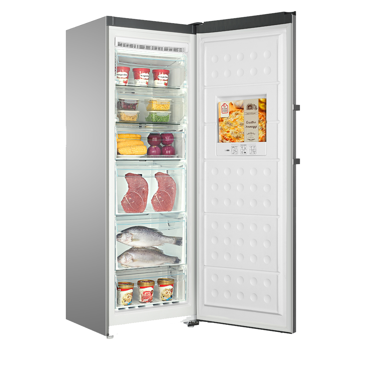 Haier HF-220FAA freezer Upright freezer Freestanding – image 2