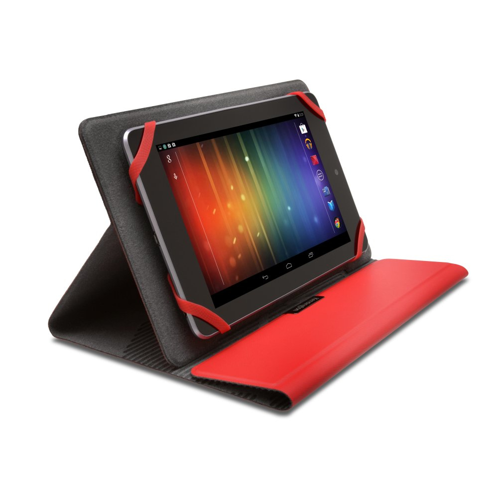 Kensington Portafolio Fit™ Universal Folio Case for 7-8” Tablets — Red – image 1