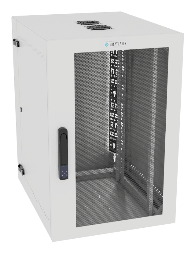 Vertiv VR Rack GL36WMCMM-W-SE-AF-CM rack cabinet 19U Wall mounted rack White – image 1