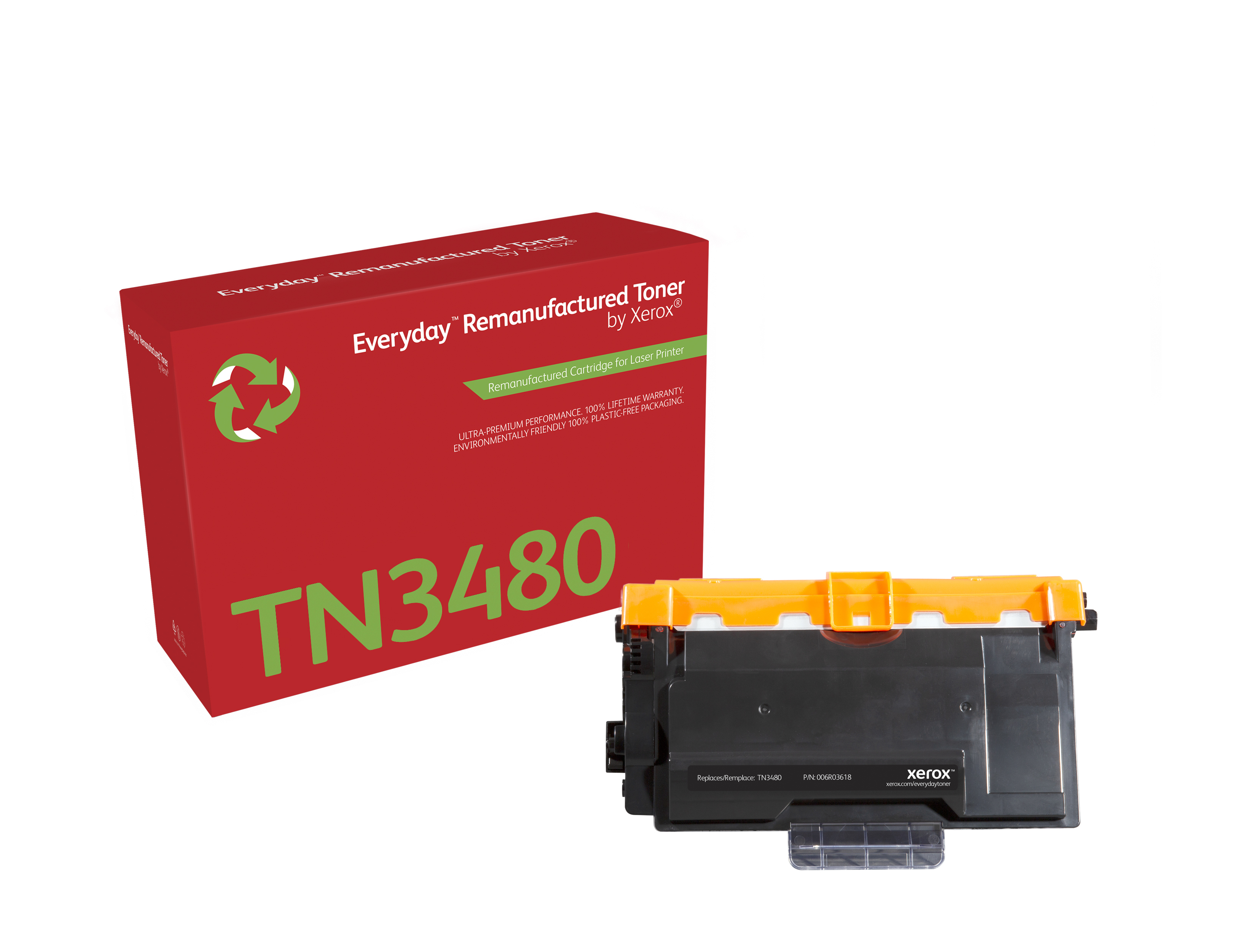 Xerox - Black - compatible - toner cartridge (alternative for: Brother TN3480) - for Brother HL-L5100, L5200, L6300, L6400, L6450, MFC-L5700, L6800, L6900, L6950, L6970