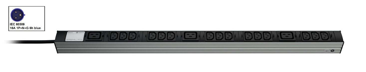 Vertiv Knürr DIS Rack PDU, IEC320, 0U, input IEC 60309 – image 2