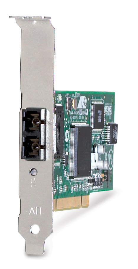 Allied Telesis 100FX desktop PCI fiber Network Interface Card