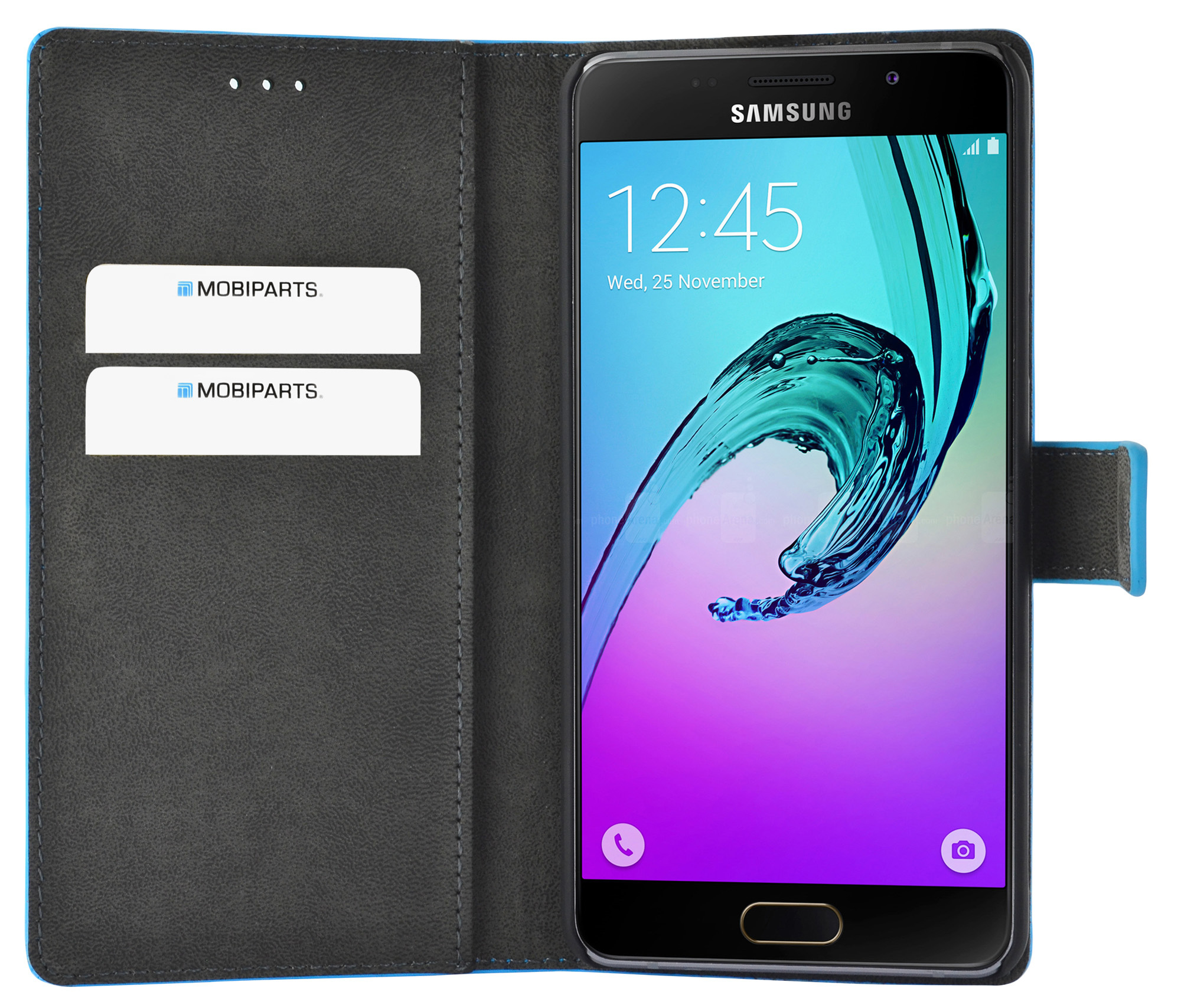 Mobiparts Premium Wallet Case Samsung Galaxy A5 (2016) Light Blue – image 4