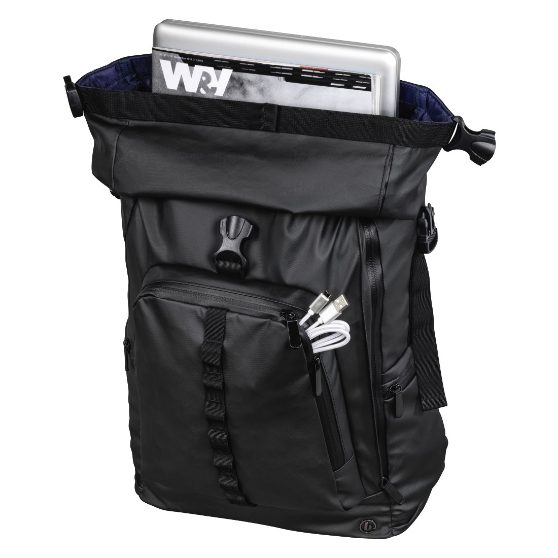 Hama Roll-Top 39.6 cm (15.6") Backpack case Black – image 5