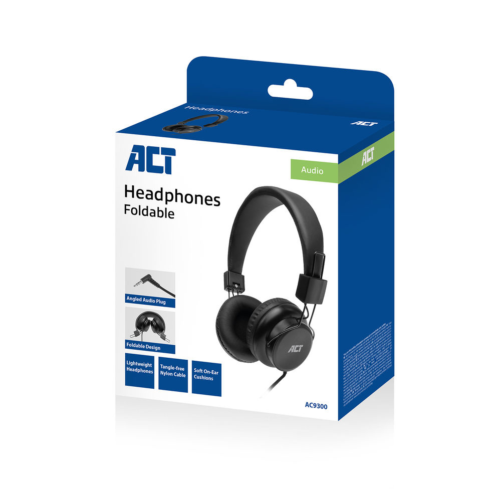 ACT Foldable stereo headphones with – image 6