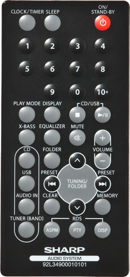 Sharp XL-E1H home audio system Home audio micro system – image 4