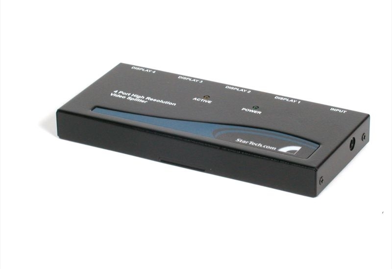 Neomounts 4 Port High-Resolution 350 MHz VGA Video Splitter