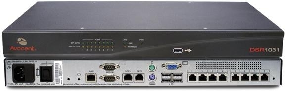 Vertiv DSR1031 KVM switch Black
