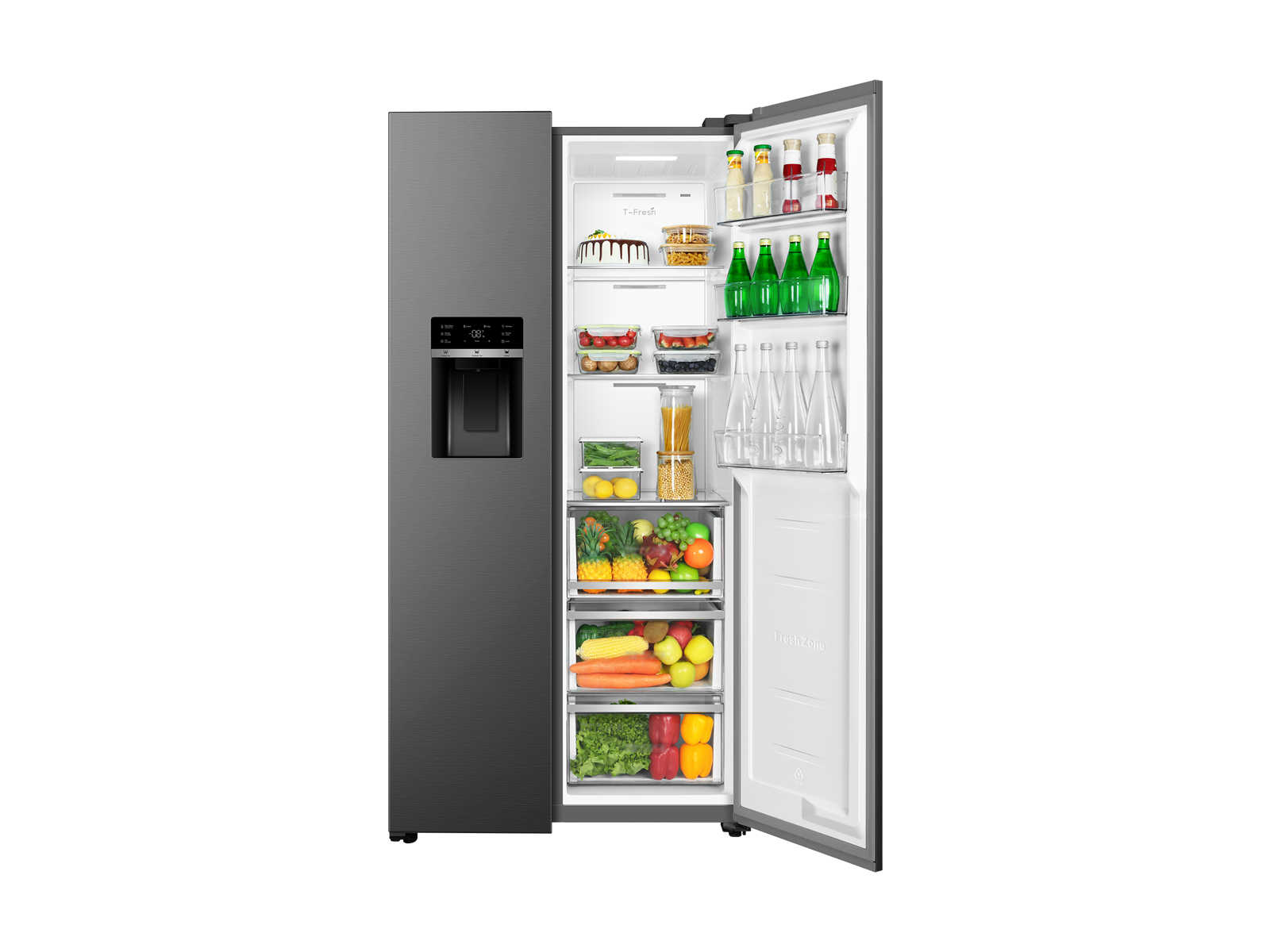 TCL ICE RC591SXE1NE side-by-side refrigerator Freestanding – image 9