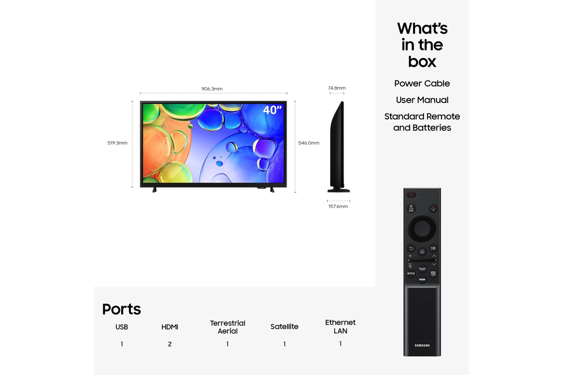 Samsung 40" QLED Q5F Full HD Smart TV (2026) – image 3