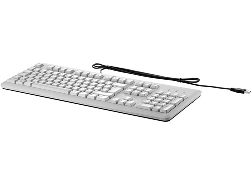 HP B6B64AA keyboard Office USB Grey