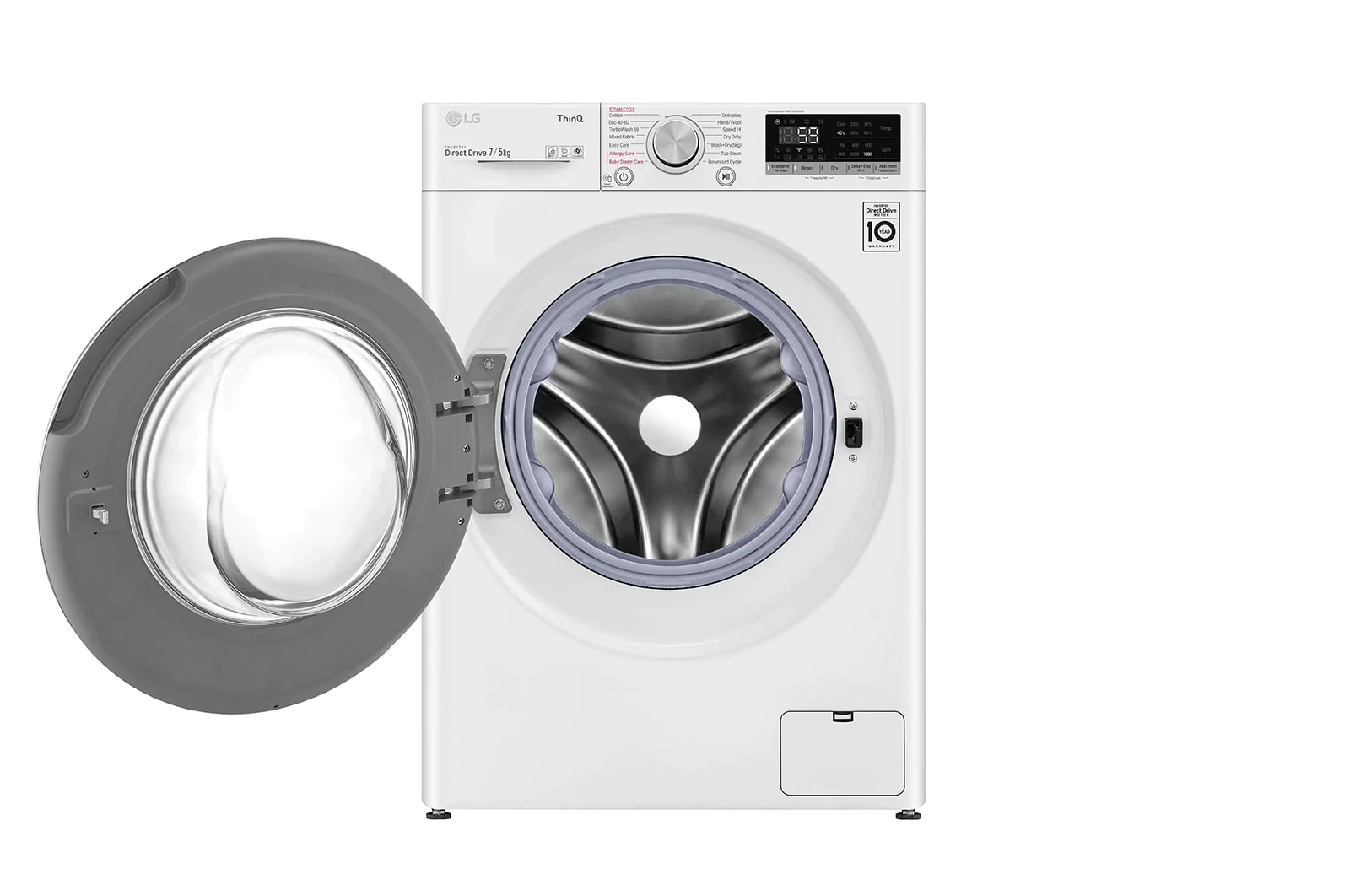 LG F2DV5S7S0E washer dryer Freestanding Front-load White – image 2