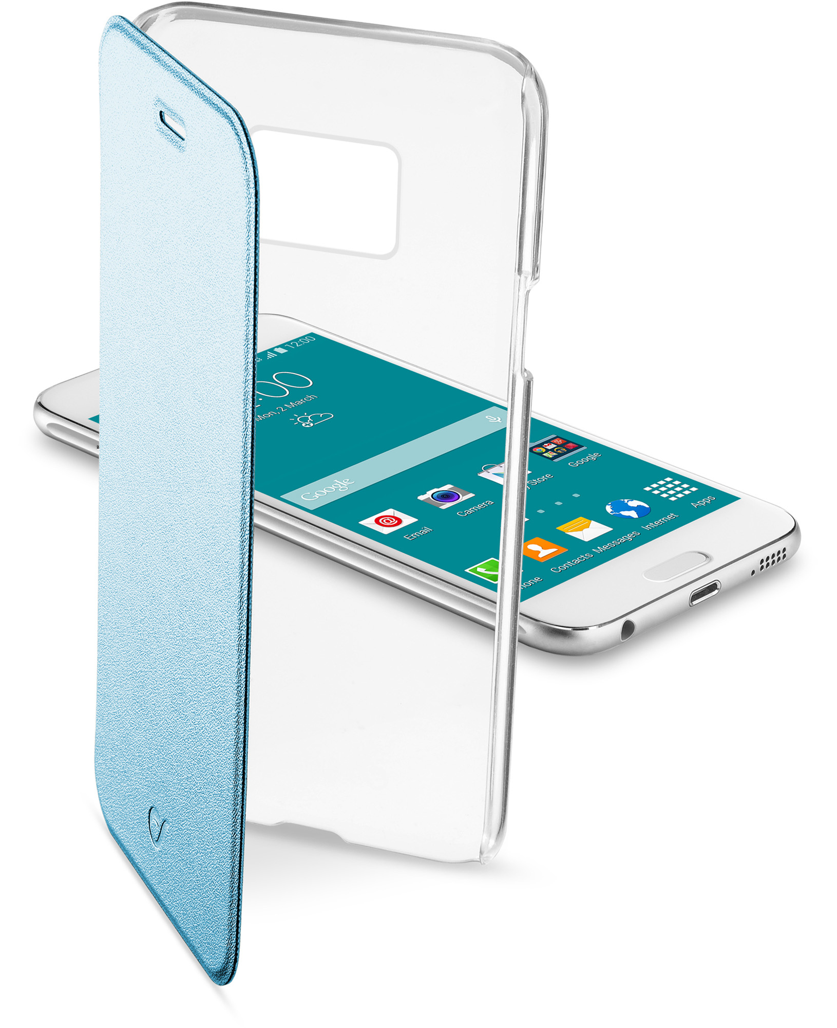 Cellularline Clear Book - Galaxy S6