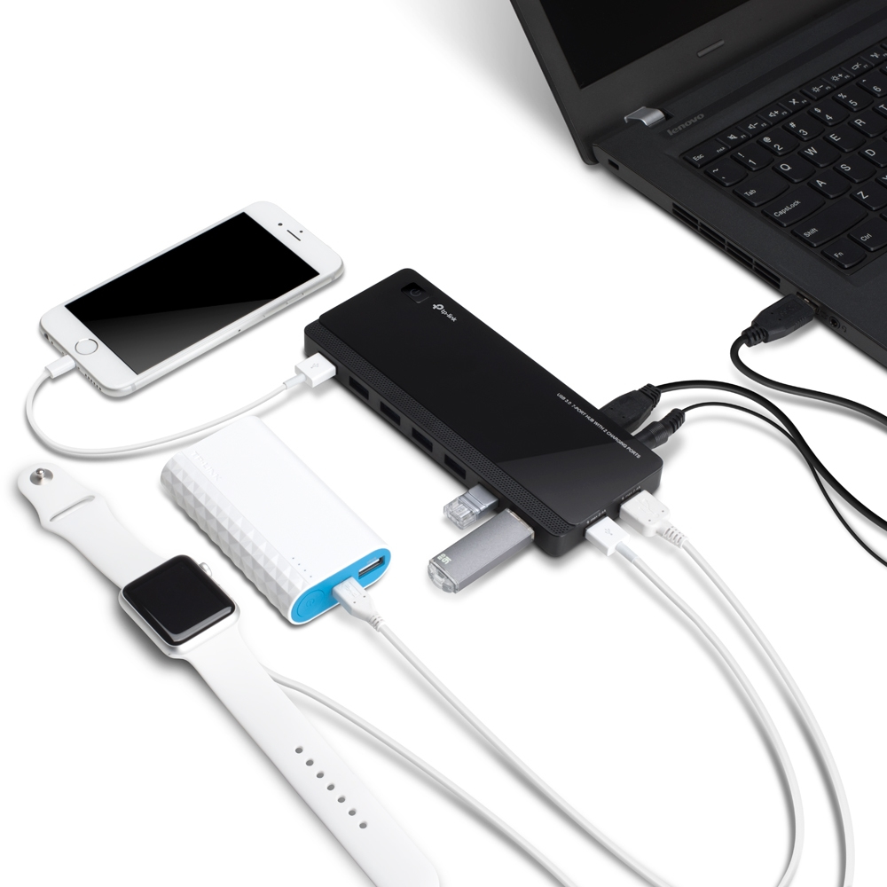 TP-Link UH720 USB 3.2 Gen 1 (3.1 Gen 1) Micro-B 5000 Mbit/s Black – image 6