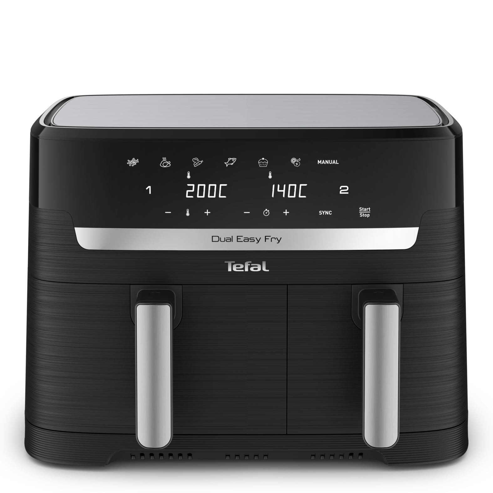 Tefal Dual Easy Fry & Grill EY9018 Double – image 2