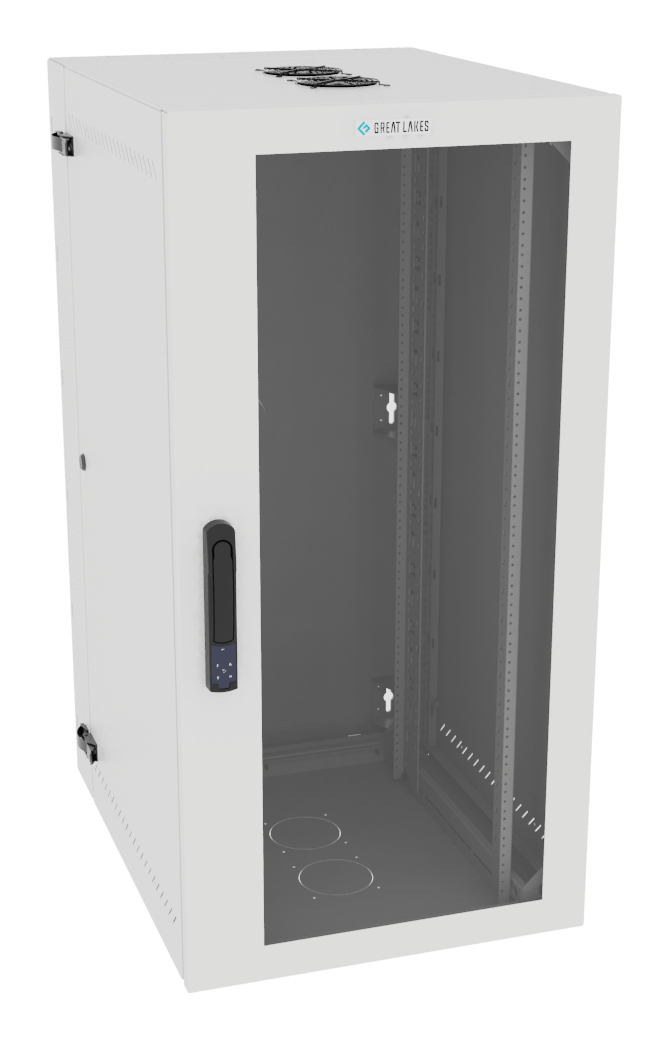 Vertiv VR Rack GL48WMCMP-W-SE-AF-00 rack cabinet 25U Wall mounted rack White