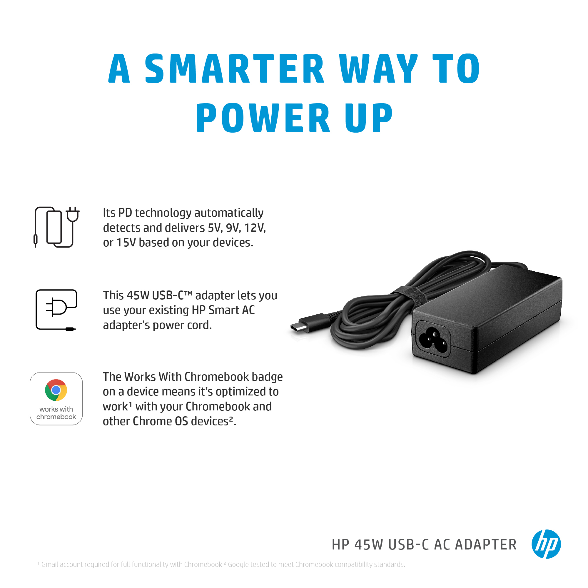 HP 45W USB-C AC Adapter – image 4