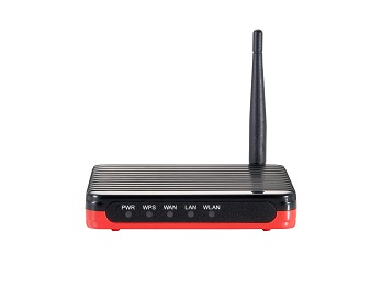 LevelOne WBR-6805 wireless router Fast Ethernet Black, Red – image 2