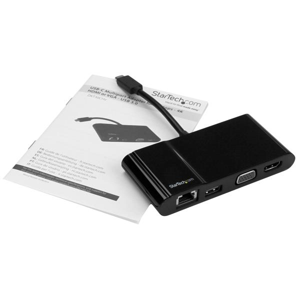 StarTech.com USB-C Multiport Adapter - USB-C Travel Dock with 4K HDMI or 1080p VGA, Gigabit Ethernet, 5Gbps USB-A 3.0 - Discontinued, Limited Stock, & Replaced – image 8