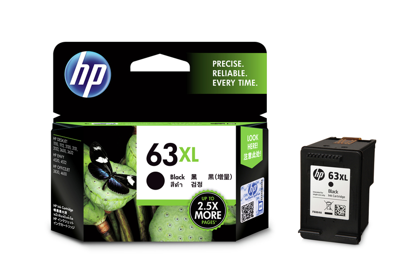 HP 63XL ink cartridge 2 pc(s) Original High (XL) Yield Black, Cyan, Magenta, Yellow
