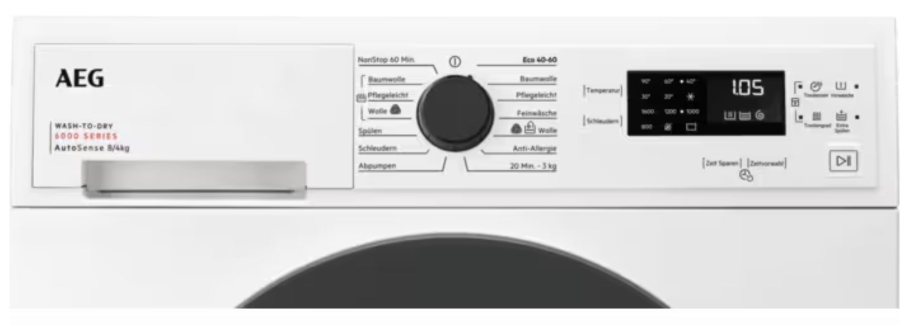 AEG LWK6F50680 washer dryer Freestanding Front-load White – image 2