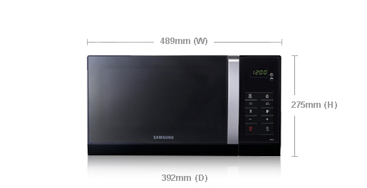 Samsung MW76N-B microwave – image 3