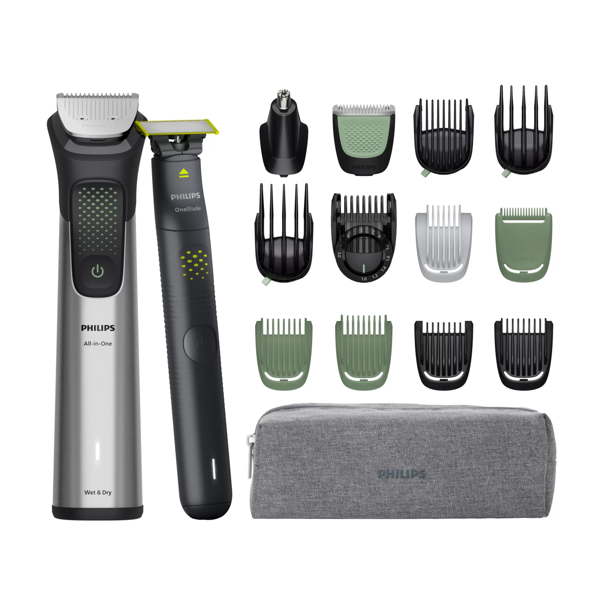 Philips MG9563/15 hair trimmers/clipper Black, Stainless steel 27 Lithium-Ion (Li-Ion)