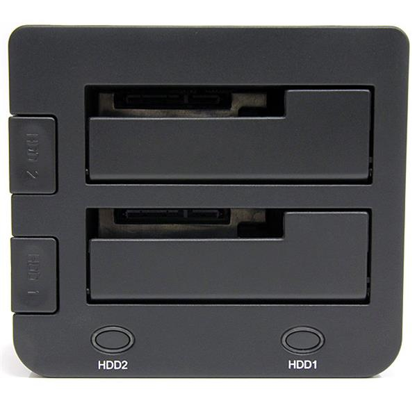 StarTech.com SATDOCK22U3S storage drive docking station Black – image 3