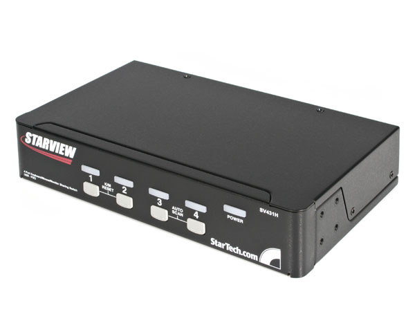 StarTech.com 4 Port PS2 + USB StarView KVM