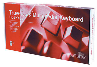Manhattan 154727 keyboard Office PS/2 White – image 2