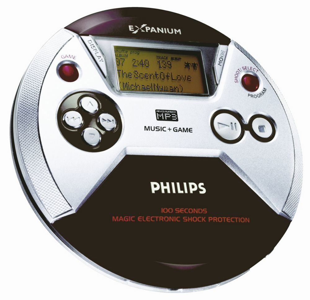 Philips EXP521/00C CD player Black, Silver Portable CD player